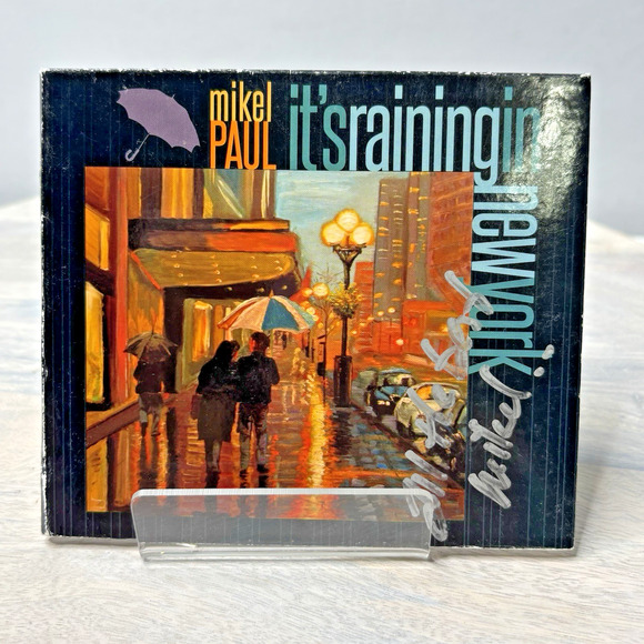 Other - Mikel Paul's album "It's Raining in New York". Signed CD